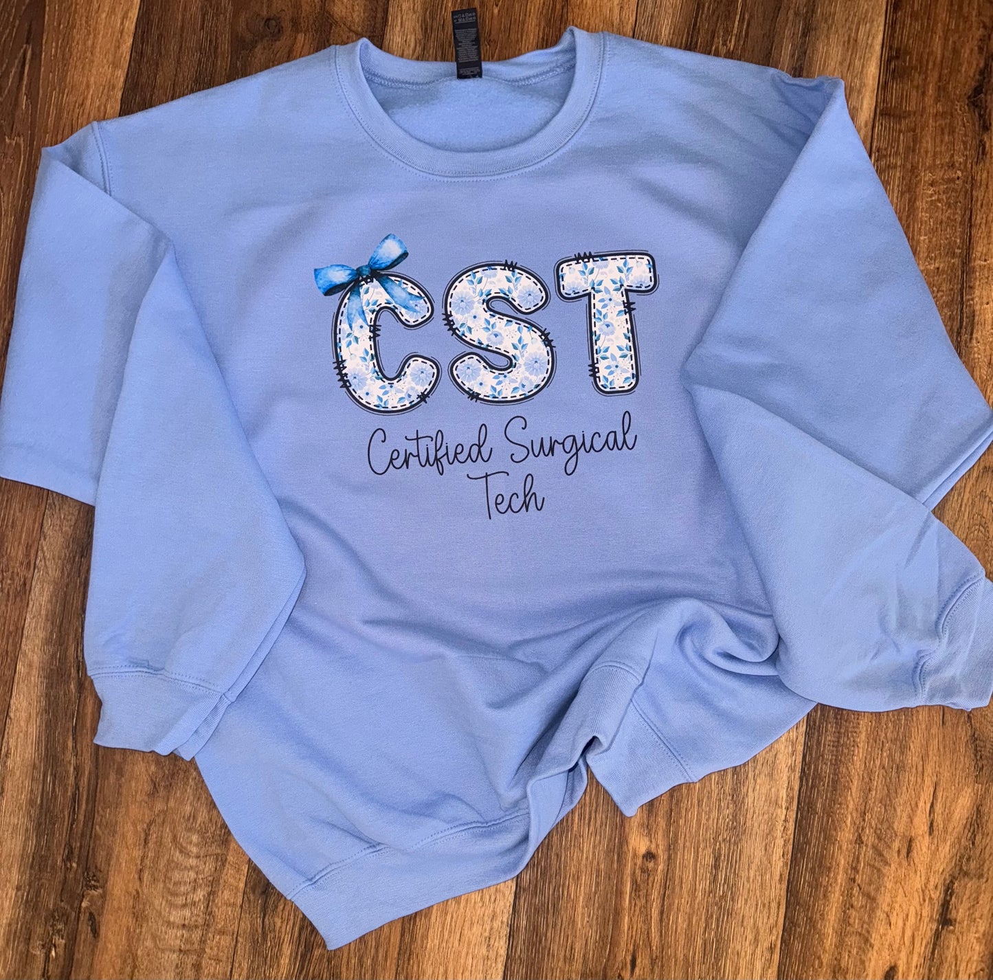 CST blue floral shirt