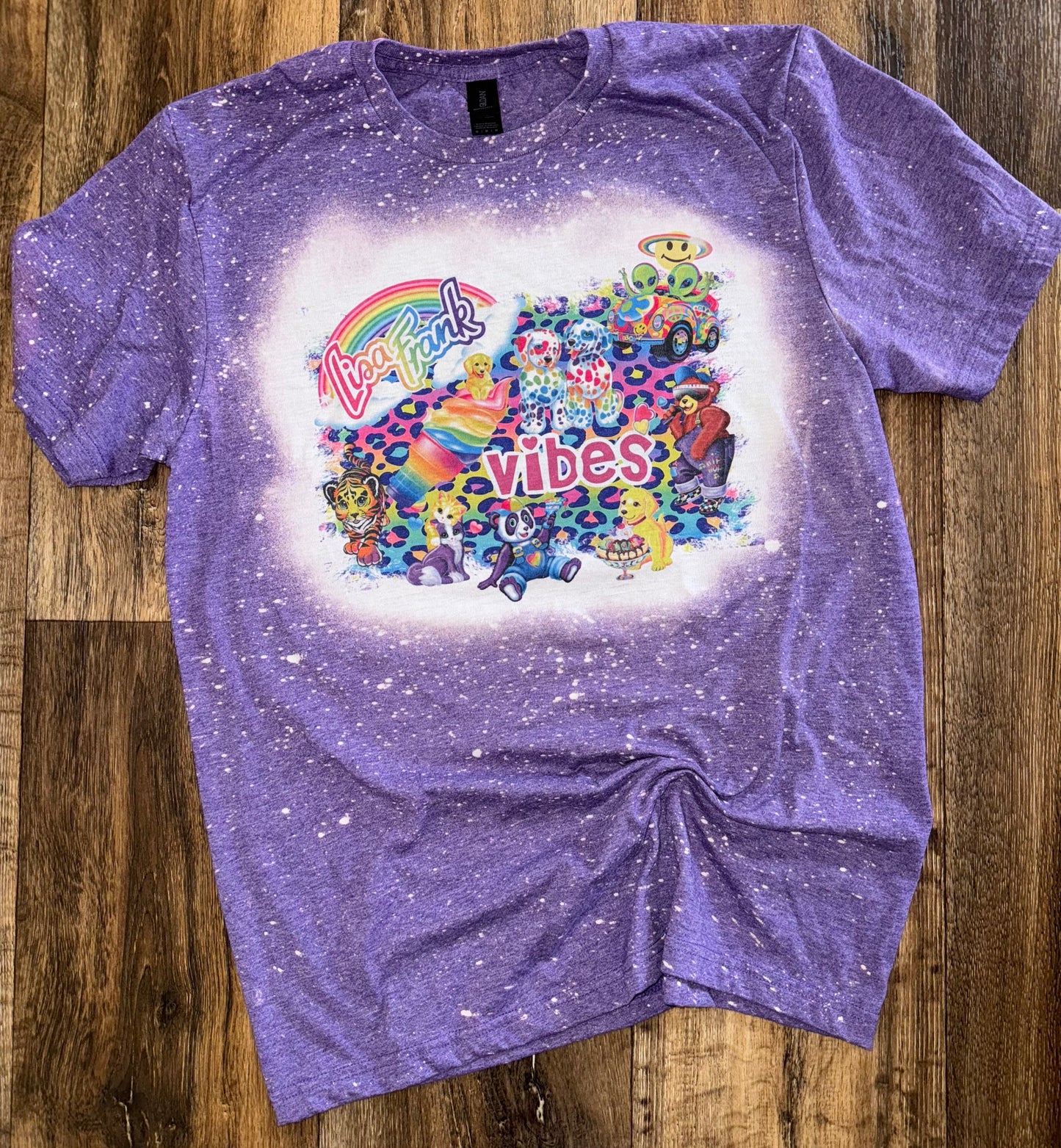 Lisa frank inspired tee