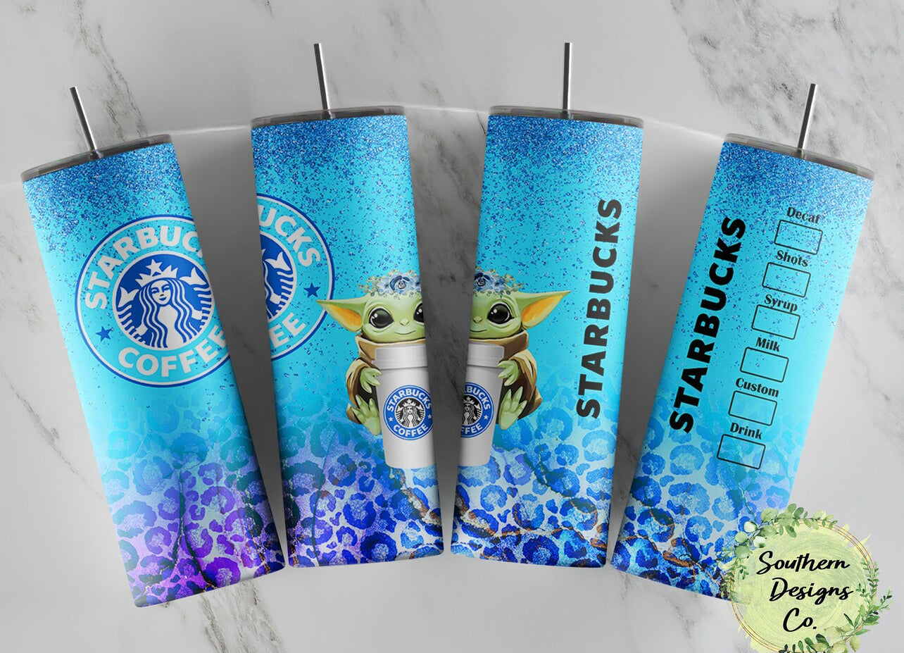 Baby yoda starbucks tumbler