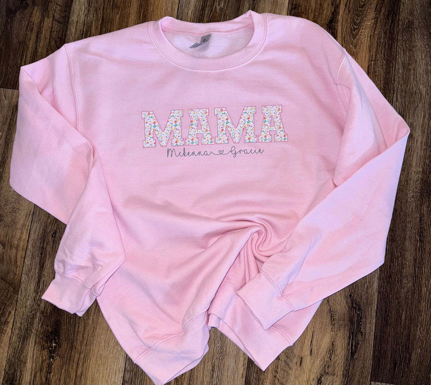 Mama rainbow leopard shirt