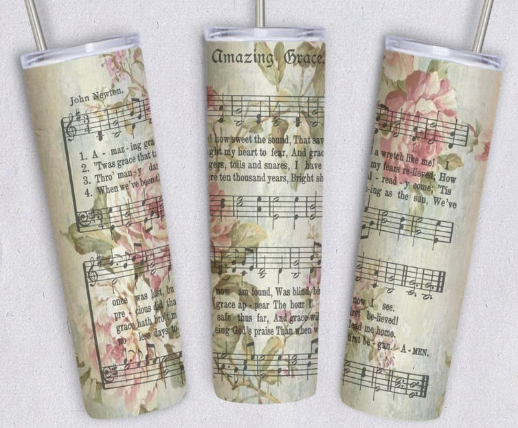 Amazing grace tumbler