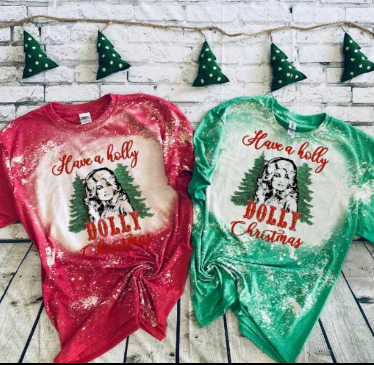 Have a holly dolly Christmas tee