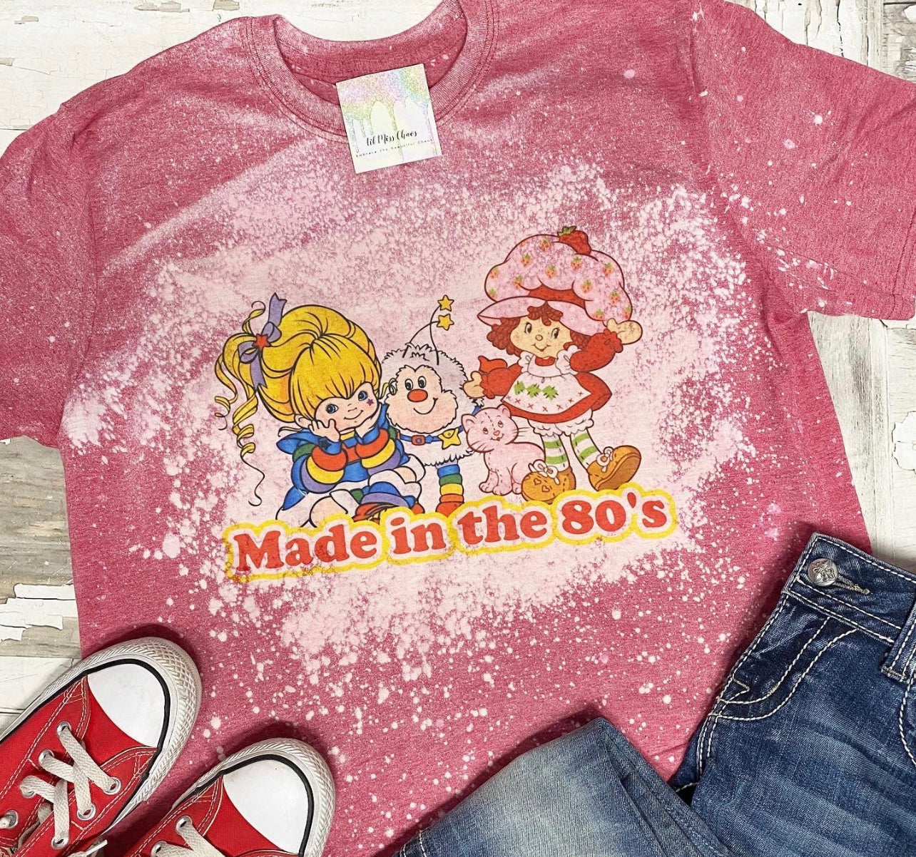 Made in the 80’s bleached tee
