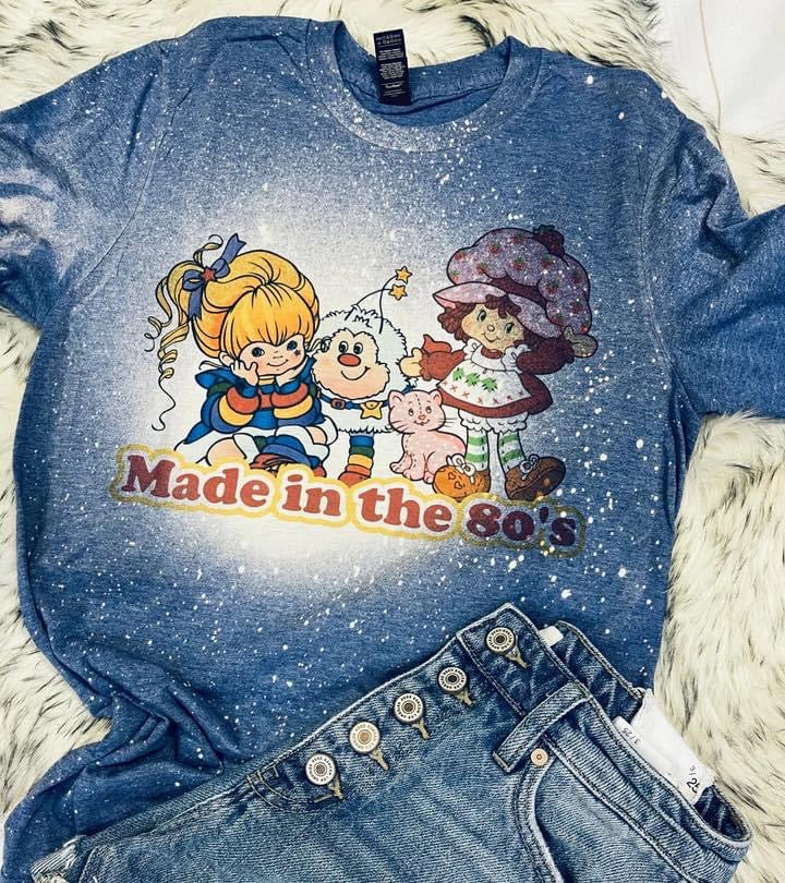 Made in the 80’s bleached tee