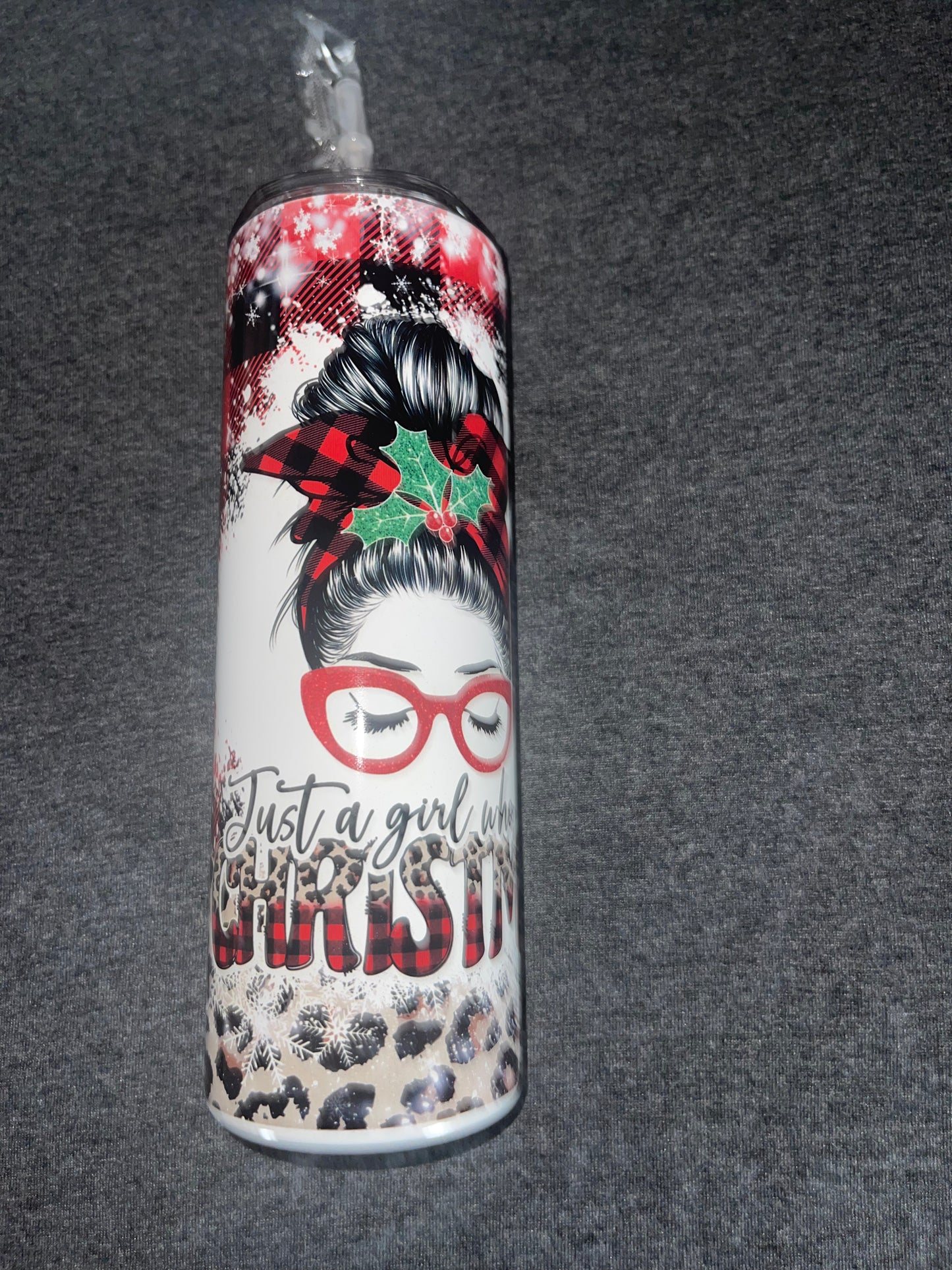Just a girl who loves Christmas tumbler