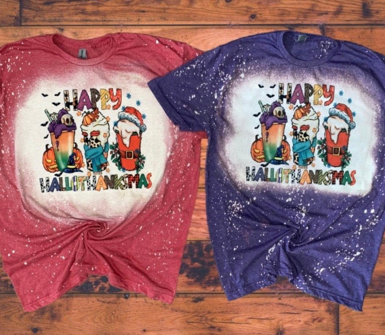 Happy Hallothanksmas tee