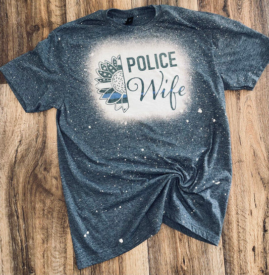 Police wife sunflower