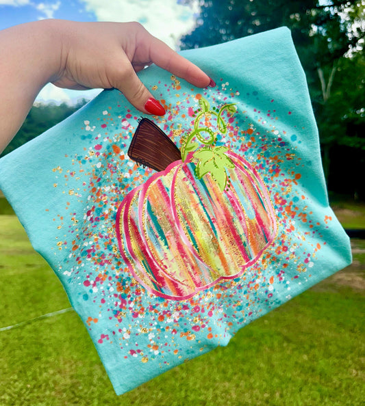 Preppy pumpkin splatter