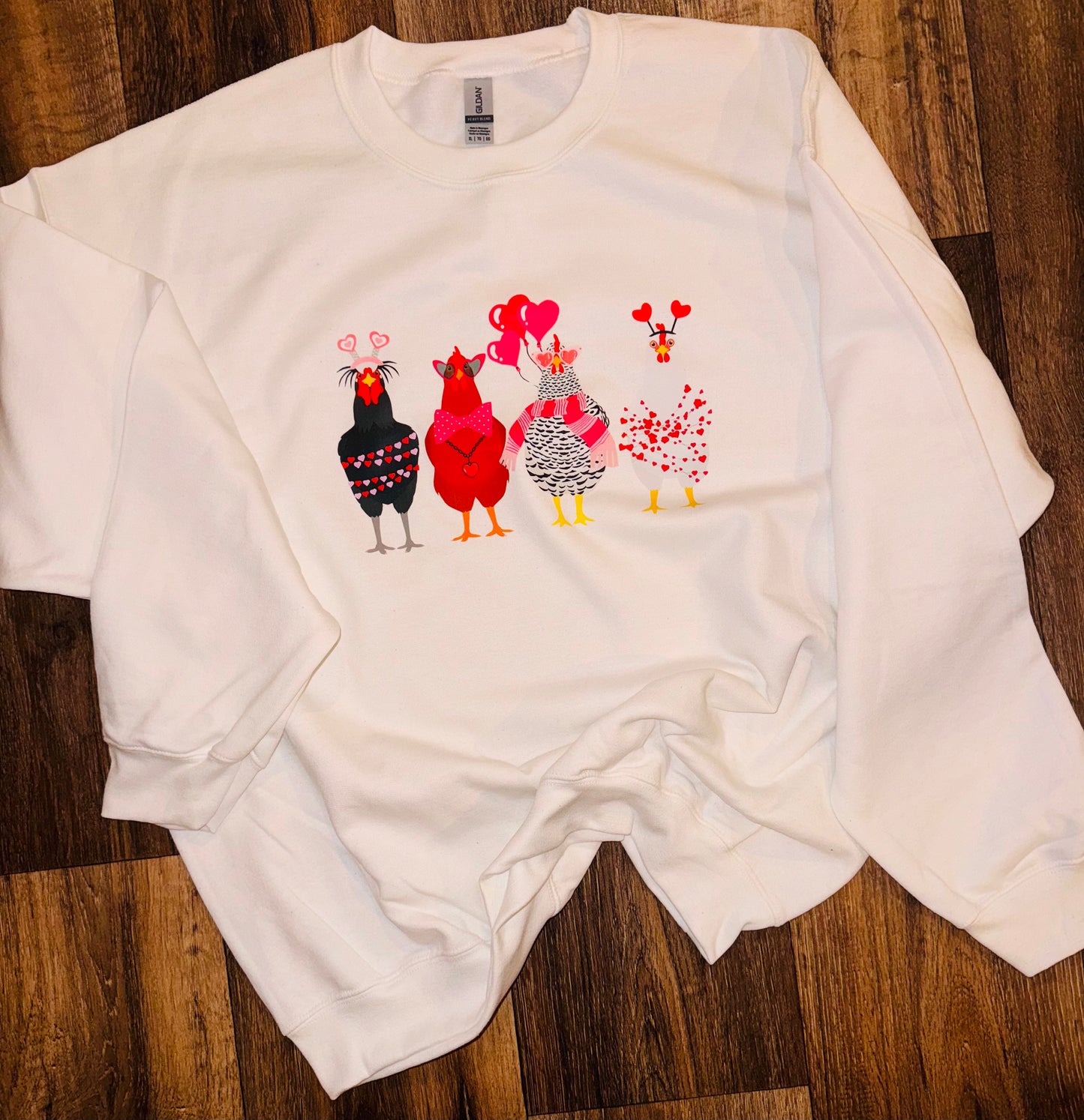 Valentines Day Chicken Shirt