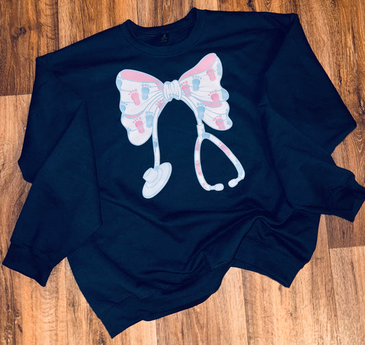 Labor and delivery nurse bow