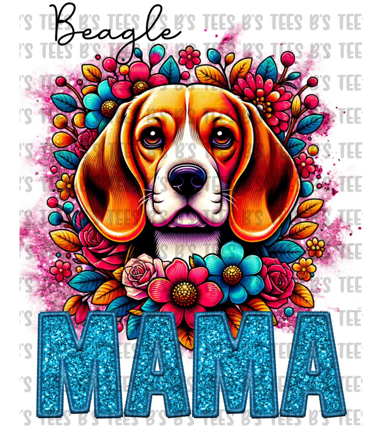 Beagle mama tee