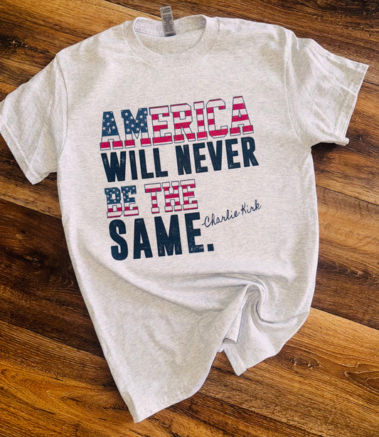 America will never be the same