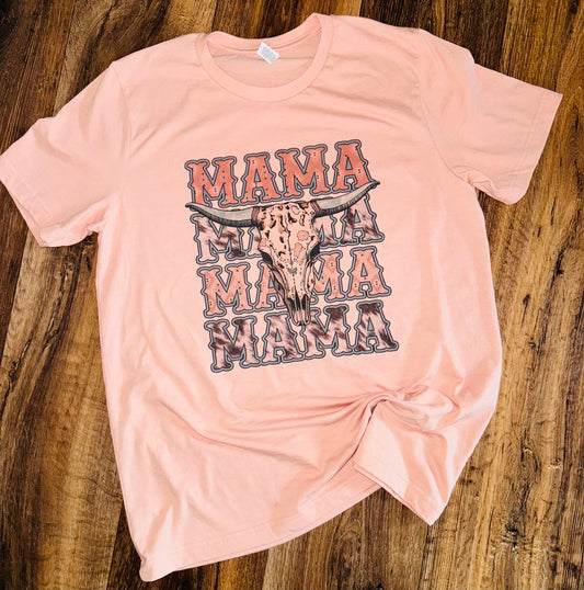 Mama western tee