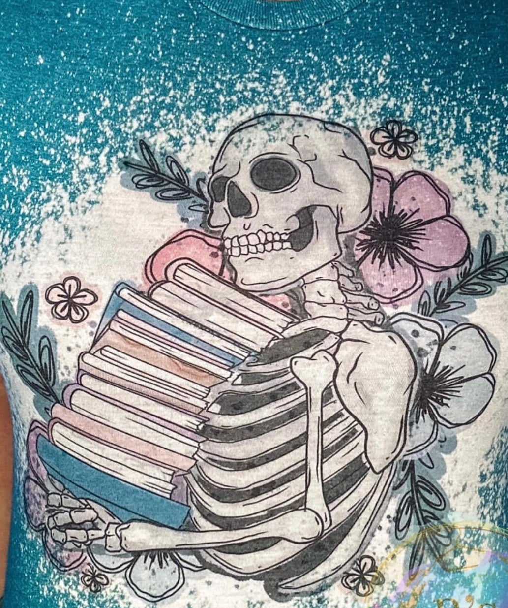 Skeleton book lover