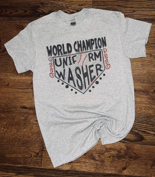 World champion uniform washer