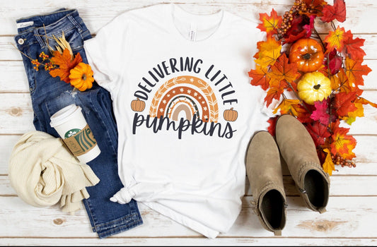 Delivering little pumpkins tee