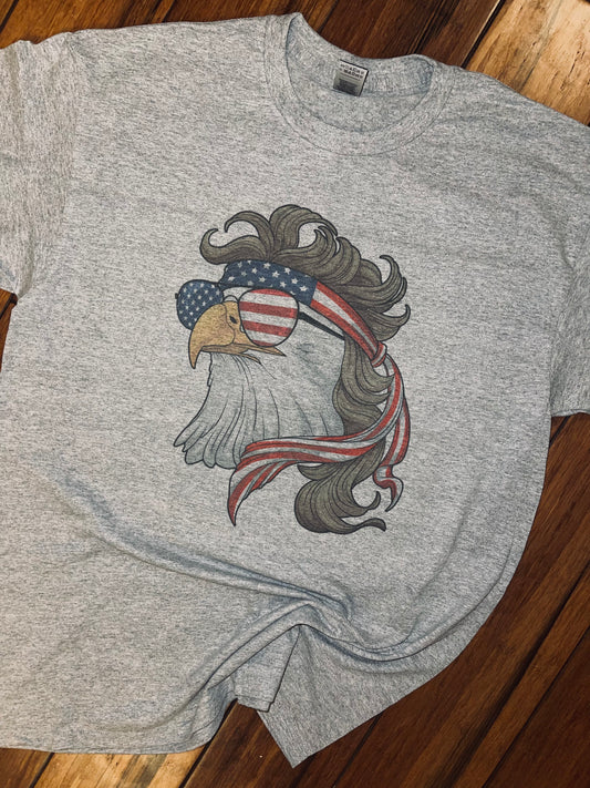 Eagle with mullet tee