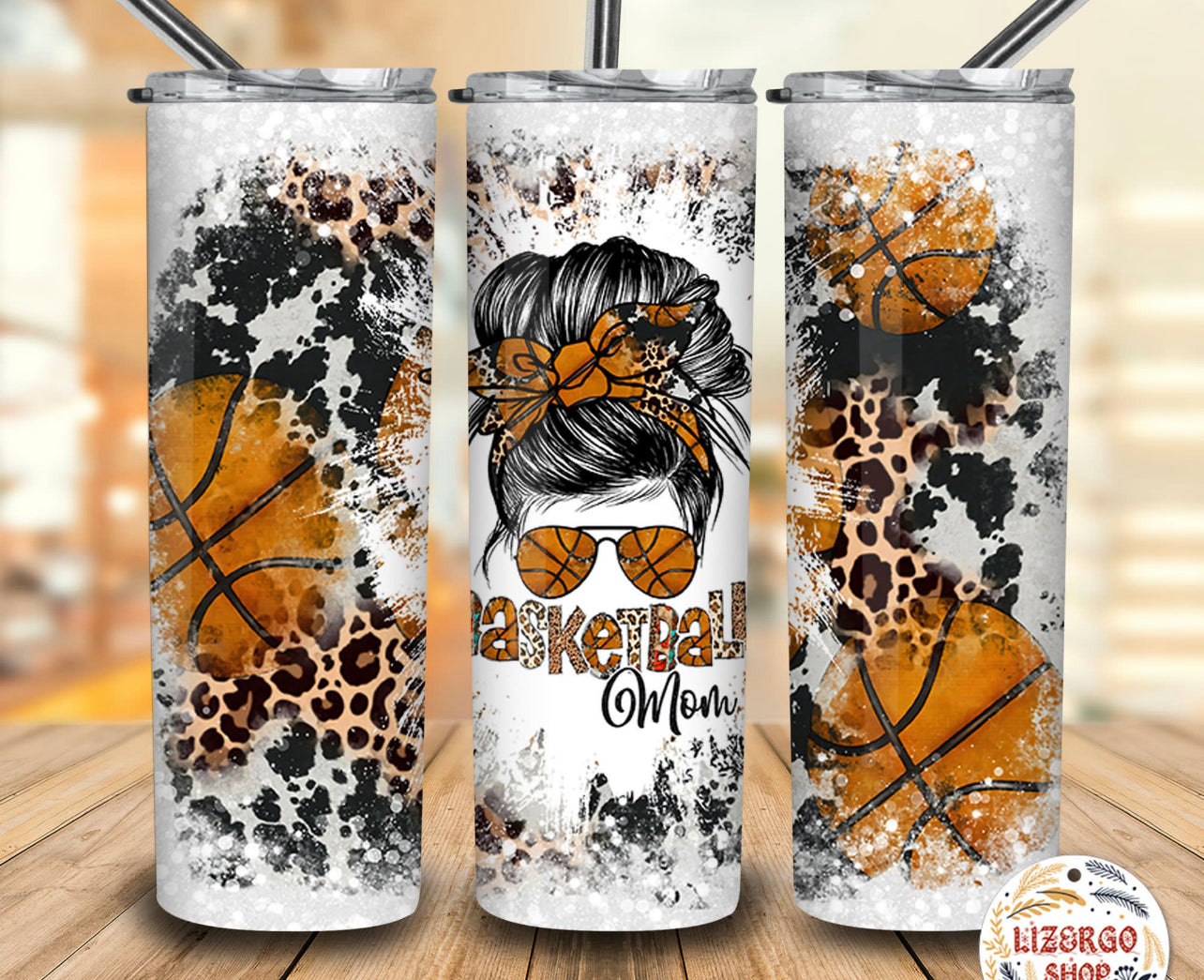 Basketball mom tumbler