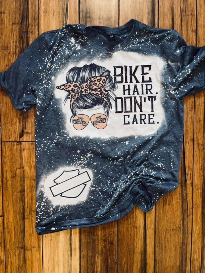 Bike Hair Don't Care Tee