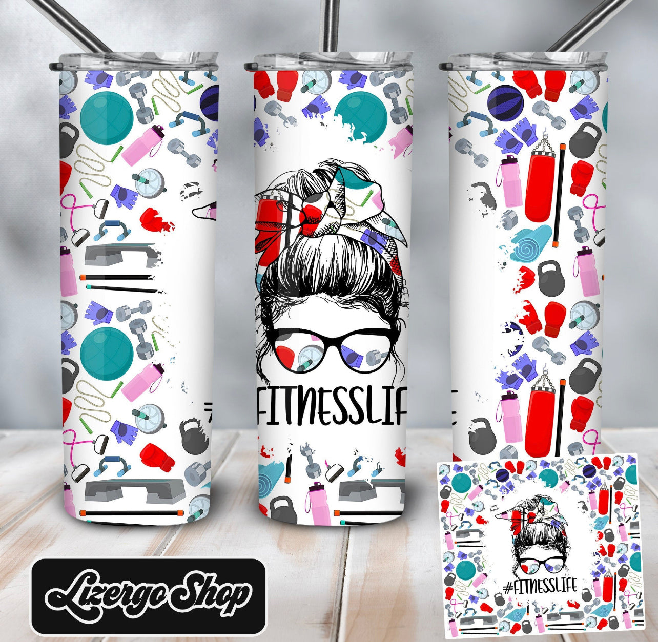 Fitness life tumbler