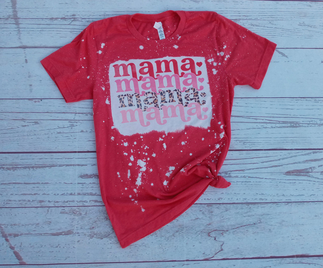 Mama mama bleached shirt