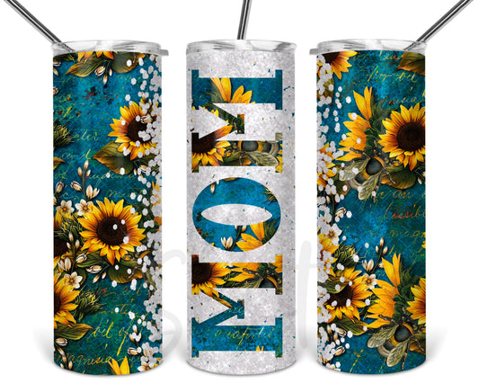 Mom sunflower tumbler