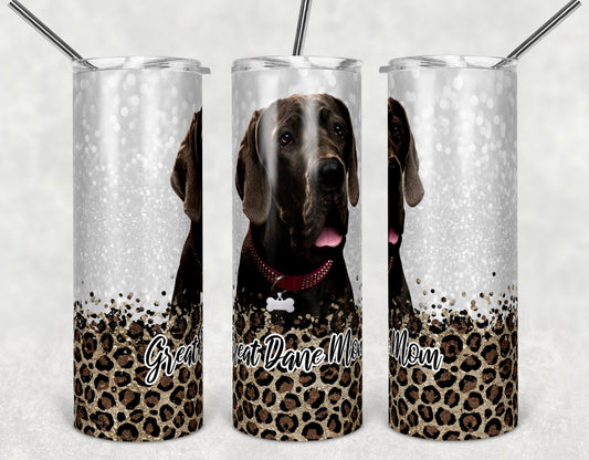 Great Dane mom tumbler