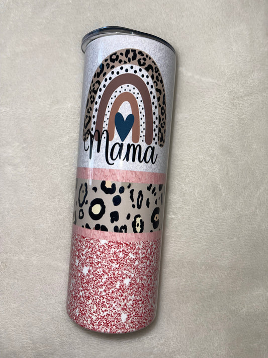 Rainbow mama tumbler