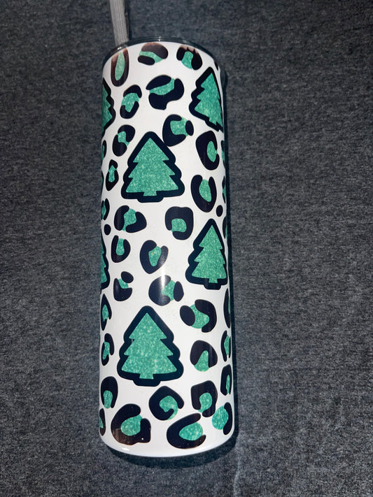 Christmas trees tumbler