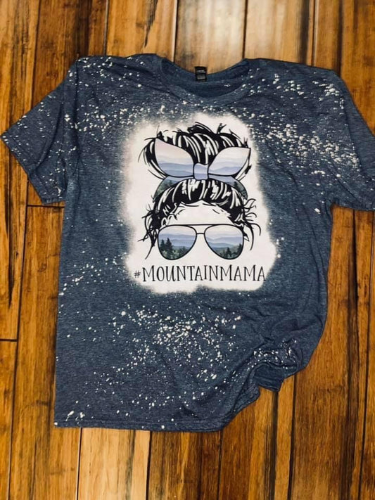 Mountain Mama bleached tee