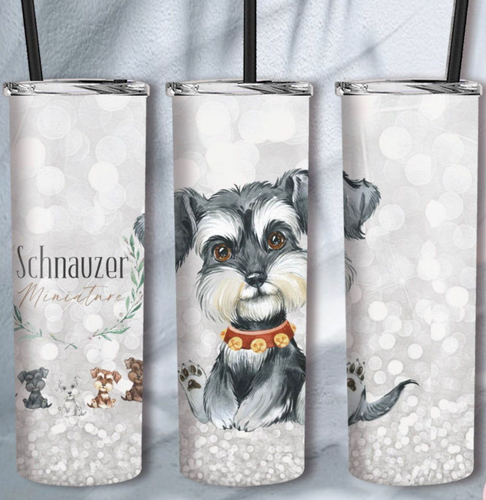 Miniature Schnauzer tumbler