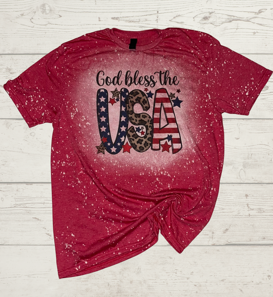 God bless the USA tee