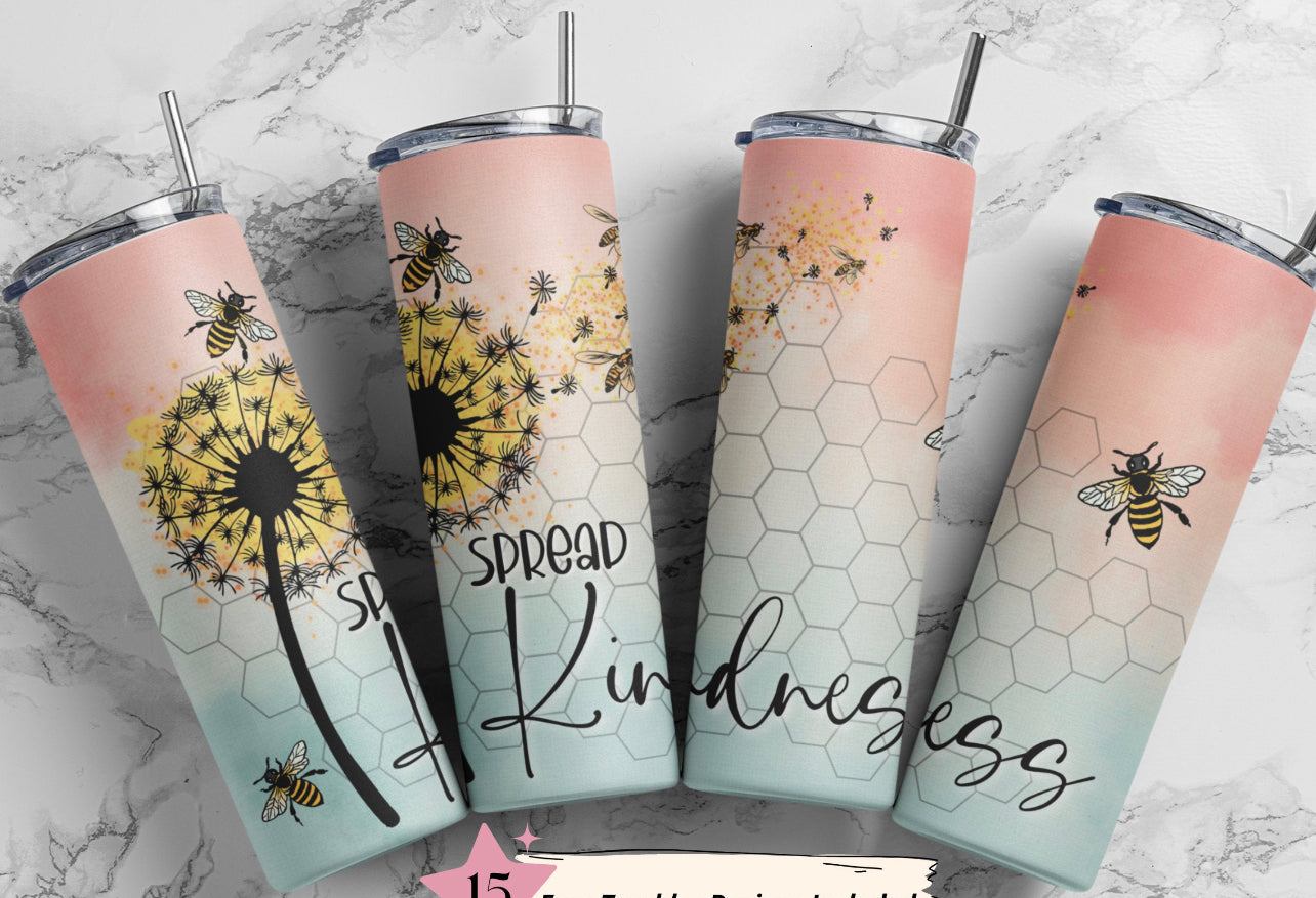 Spread kindness tumbler